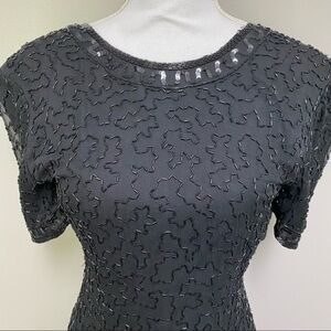 STENAY Vintage Beaded Cocktail Gown